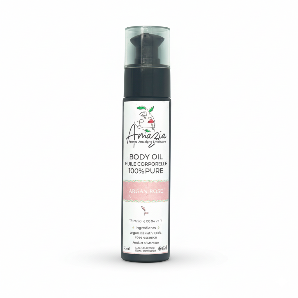 HUILE CORPORELLE À LA ROSE D'ARGAN