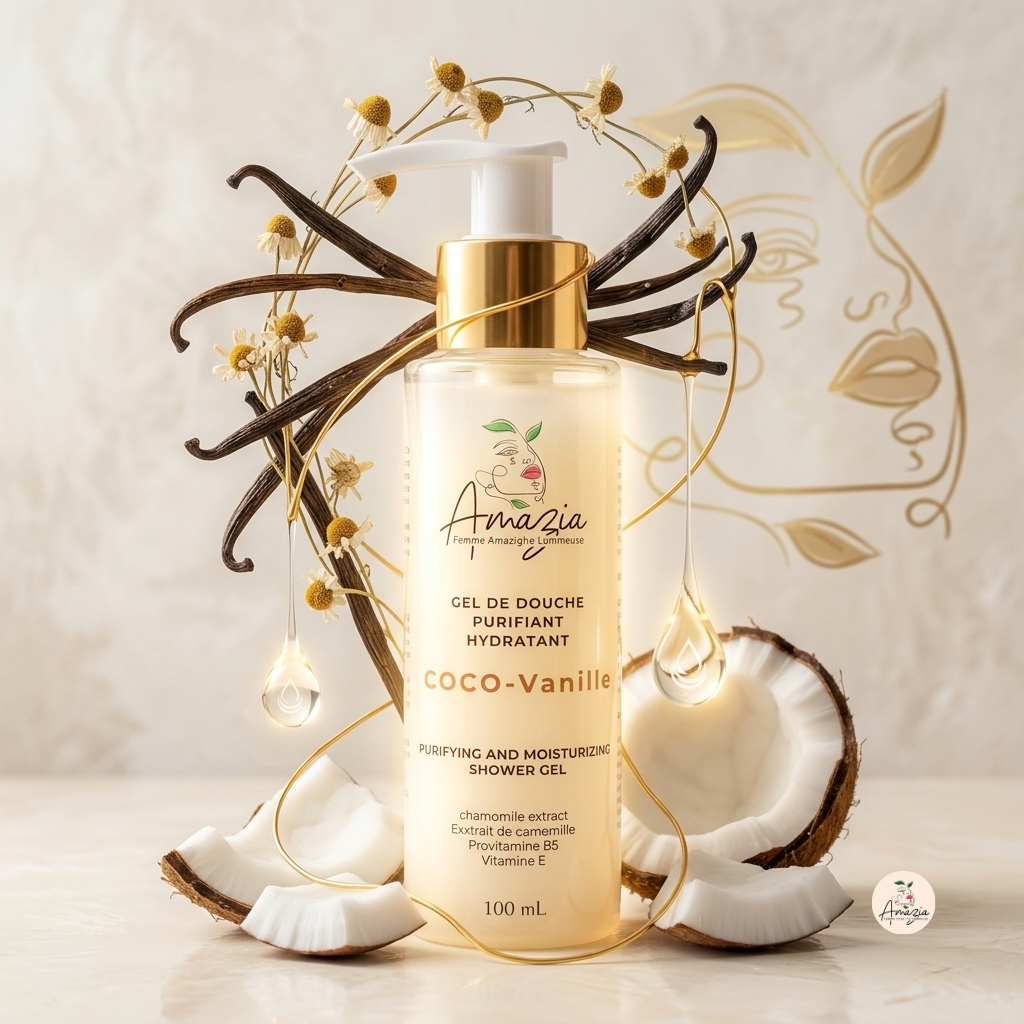 Amazia Coco-Vanille Purifying & Moisturizing Shower Gel