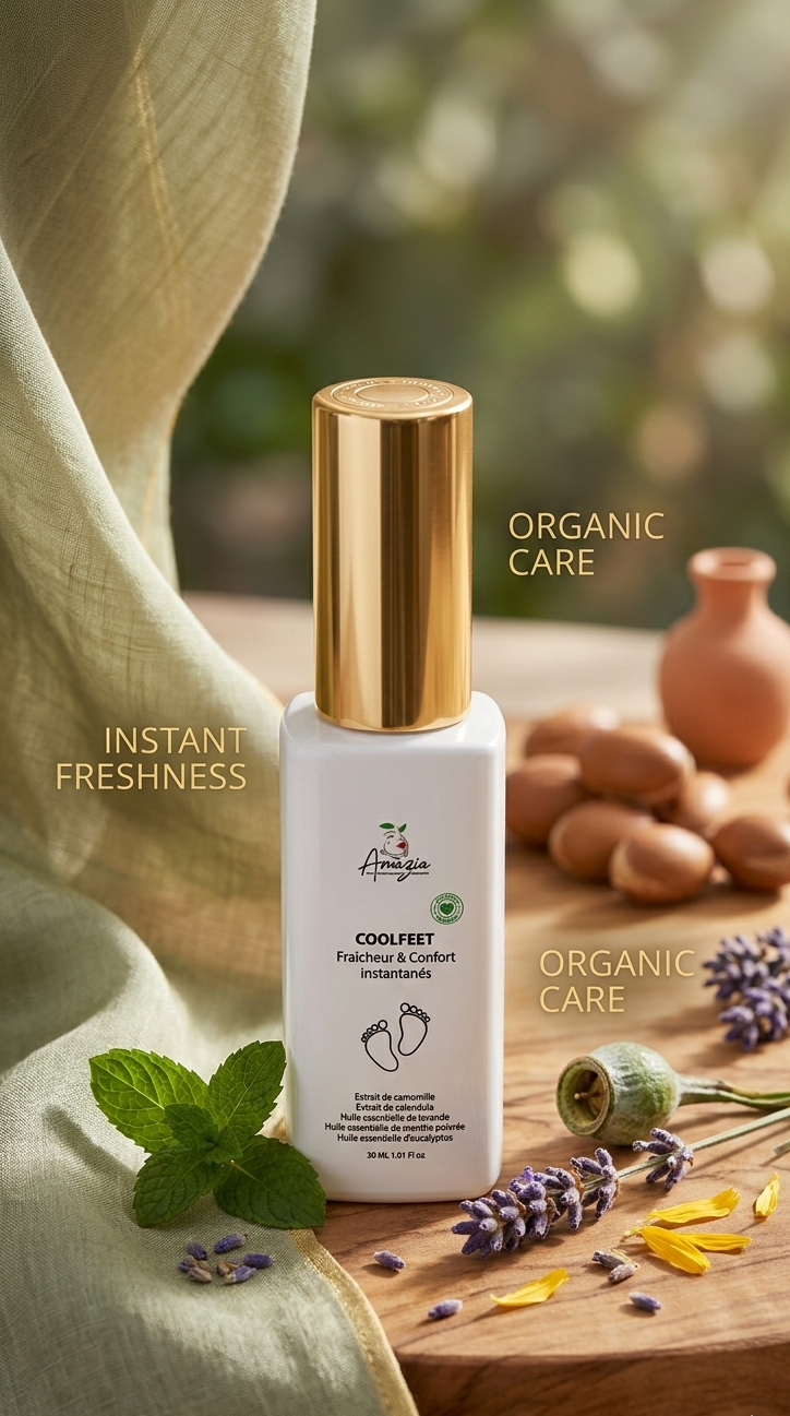 COOLFEET Foot Spray with Organic Peppermint